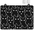 Electric Stove Top Cover Protector –Cute Cat Glass Flat Top Stove Mat Oven Induction Cooktop Mat for Ceramic Countertop Mats Heat-Resistant Dish Drying Mat