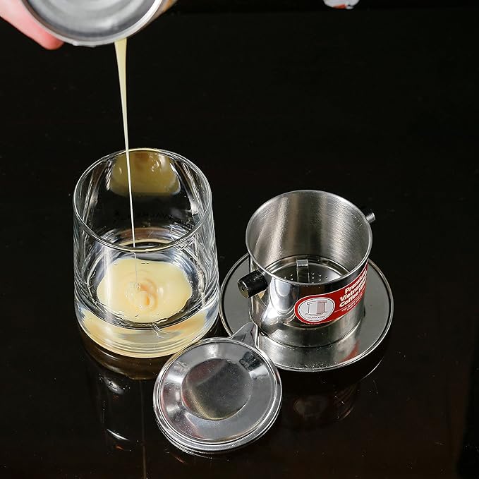 Vietnamese Dripper Coffee Machine Filter. Suitable for Trung Nguyen Coffee- Gravity Insert, Extra large (15 oz)