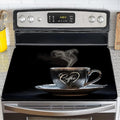 NYZE Stove Top Cover for Electric/Glass Stove, Flat Top Cooktop Protector, Electric Cooktop Cover, Extra Counter Space for Kitchen (Coffee)