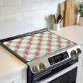 Stove Top Cover Glass Cooktop Heat Resistant Cover,Ceramic Eggs Bacon Stove Top Covers Mat Prevents Scratching Stoves/Counter/Washer Protector,28x20 in