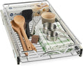 HOLDN’ STORAGE Pull Out Cabinet Organizer, 8”W x 21”D Cabinet Drawer | Heavy-Duty Caddy, Lifetime Limited Warranty, Steel Metal Cabinet Drawers, Chrome, Requires At Least 9-1/4” Cabinet Opening