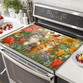 HOMETITUTE Twin Kitten Stove Top Cover 28x20 Heat Resistant Protector Mat
