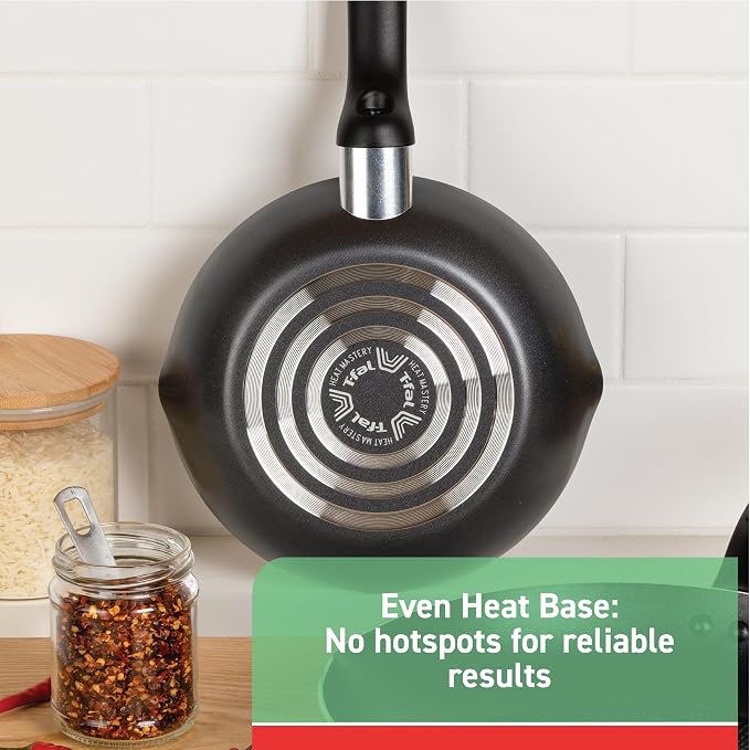 T-fal Specialty Nonstick 3 qt Saucepan with Glass Lid, Oven Safe