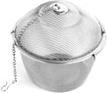 Extra Large Stainless Steel Twist Lock Mesh Tea Ball Tea Strainer Filter Spice Infuser 11cm/4.3 inch | Spice Infuser 11cm/4.3 inch