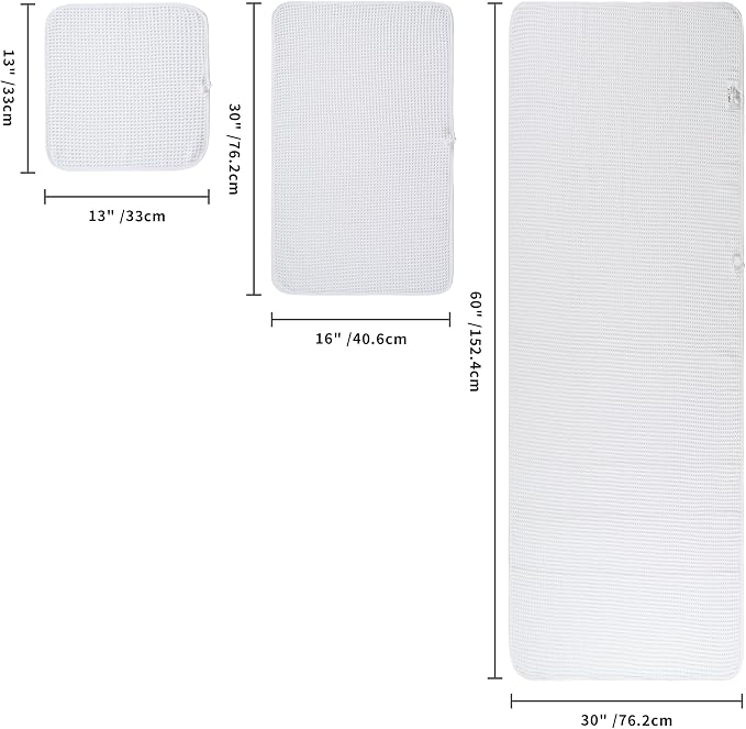 POLYTE 430 GSM Poly Blend Microfiber Quick Dry Waffle Bath Towel Set of 6 | 2-Body Towels, 2-Hand Towels, 2-Wash cloths, Oversize, Lint Free