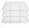 Herogo 16.5” x 11.5” Cooling Racks for Kitchen Baking, 3 Pack | Stainless Steel & Heavy-duty, Oven & Dishwasher Safe, Baking Cooking Wire Rack, for Cookie Bread Bacon