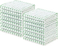 Homaxy 16 Pack Terry Kitchen Dish Cloths, 12"x12", Green | Super Soft and Absorbent Dish Rags, Quick Drying Reusable Dish Towels for Washing Dishes