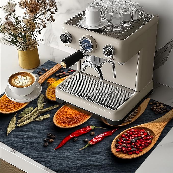 HOMETITUTE Stove Top Cover 28x20 Spice Herb Kitchen Heat Resistant Mat
