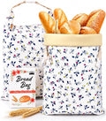 2 Pack Beeswax Bread Bags for Homemade Bread, Sourdough Storage XL 17"x13" | Reusable Bees Wax Bread Bag & Keeper, Natural Canvas with Premium Box for Home Baking, Freezer Storage & Outdoor Use
