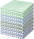 Nialnant 8 Pcs Dish Rags for Washing Dishes | 100% Cotton Kitchen Towels Soft Absorbent Quick Drying Dish Cloths for Kitchen, Cleaning rags - 11 x 11In