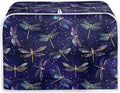 Dragonfly Print Toaster Cover 2 Slice Bread Toaster Oven Dustproof Cover, Waterproof Kitchen Small Appliance Cover Table Home Kitchen Decor