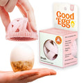GoodEgg The Original Egg Brush, Silicone Egg Cleaning Brush for Farm Fresh Eggs, Chicken Coop Cleaning Tools, Egg Washer, Chicken Coop Accessories, Standard Sized Eggs, Pink, As Seen On Shark Tank | Patented Silicone Design for Any Size Eggs, Made in t...