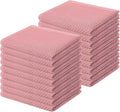 Homaxy 100% Cotton Waffle Weave Kitchen Dish Cloths 18-Pack, Dried Rose | 12 x 12 Inches, Ultra Soft Absorbent Dish Towels, Quick Drying Dish Rags with Hanging Loop