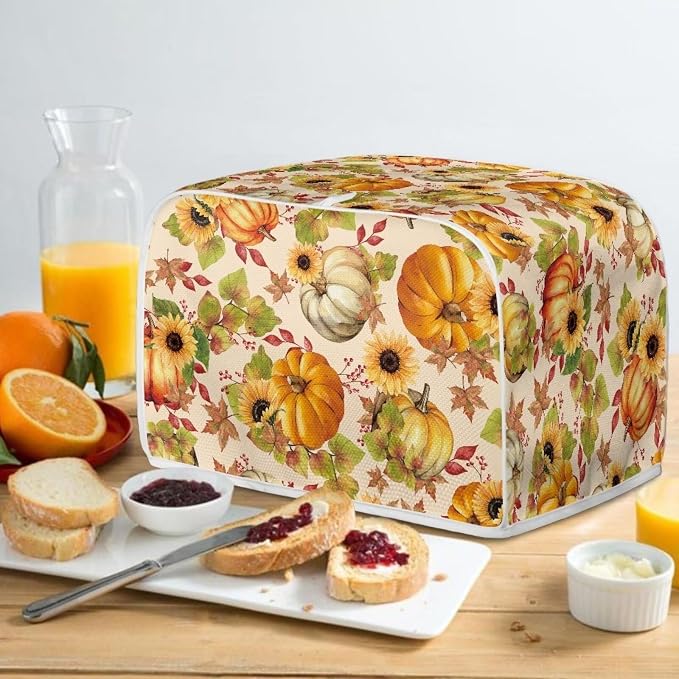 Toaster Oven Dustproof & Waterproof Cover - Thanksgiving Print