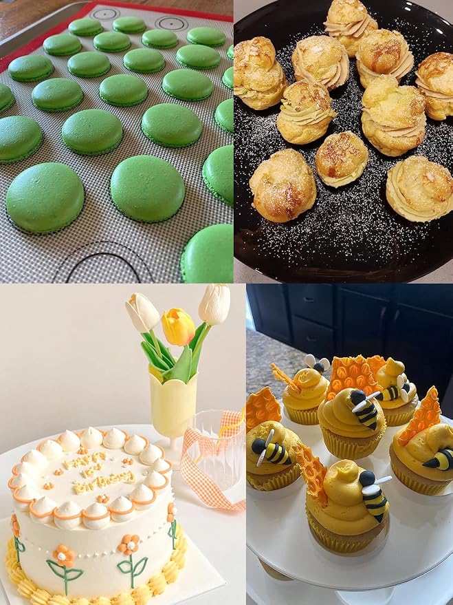 Macaron Piping Tips 1A 2A 3A 12 R16L R18L Round Tips for Cake Decorating