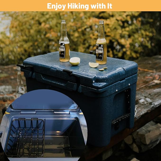 35/45 QT Cooler Basket, Compatible with YETI Tundra 35/45, Stainless Steel Storage Wire Cooler Rack, Black, 1 Pack