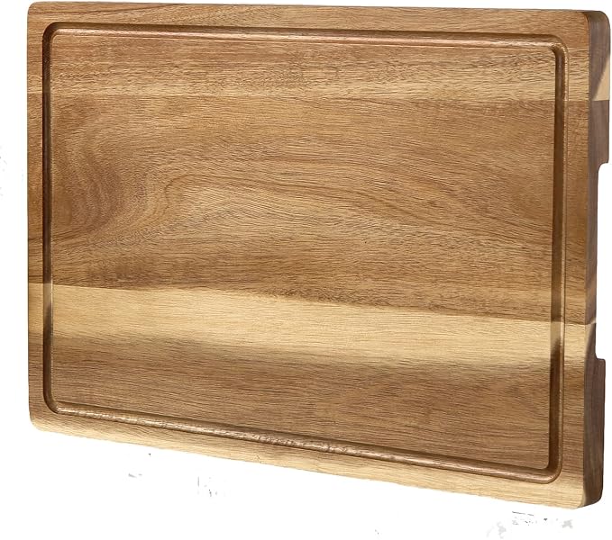 GAOMON 18 x 12 In Acacia Cutting Board for Kitchen, Extra Large Charcuterie Cheese Platter Serving Tray, Food Prep and Serving Boards, Chopping Boards for Meal Vegetables and Cheese