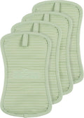 All-Clad Premium Pot Holder & Hot Pad: Heat Resistant to 500 Degrees - 100% Cotton, 10"x6.25" Hot Pad for Kitchen and Barbeque, 4-Pack, Fennel