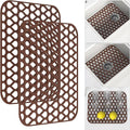 TOOVEM 13.6 ''x 11.6''Sink Protector for Kitchen, 2Pcs Silicone Sink mat | 2 Pcs Sink Protectors for Kitchen Sink, Non-Slip Silicone Sink Mats Protect, Stainless Steel Bottom of Kitchen Sink