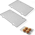 Bread Cooling Rack Sourdough, Sourdough Cooling Rack Stainless Steel, 2 PCS | Bread Cooling Rack, Heavy Duty Cooling Grids, Raised Feet for Heat Dissipation, Easy to Clean, Sturdy and Long-Lasting