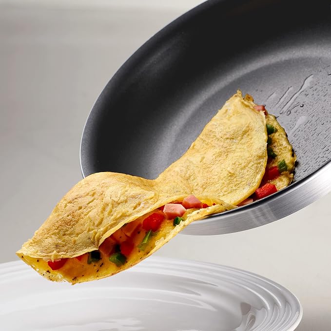 Tramontina Professional Fusion 10-Inch Non Stick Frying Pan | Heavy-Gauge Aluminum Skillet with Reinforced Nonstick Coating, Dishwasher and Oven Safe
