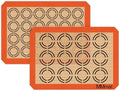 Best German Silicone Baking Mat, 2 Half Sheets Cookie Baking Mats | Non Slip Silicone Baking Sheet, Non Stick Reusable, BPA Free, PFOA Free, Non-toxic, Dishwasher Safe
