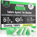 Rockin' Green Multi-Purpose Cleaner Citrus Lime 24 Pk | Deep Cleaning, Deodorizing, for Dishwashers Washing Machines Garbage Disposals, Removes Odor and Residue