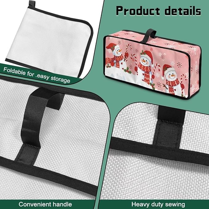ZDCUSTOM Christmas Toaster Cover 2 Slice Pink Snowman Toaster Covers Long Slot Slim Dust Protector, Machine Washable Thin Small Appliance Covers for Kitchen