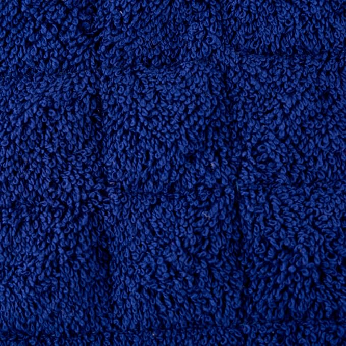 DII Basic Terry Collection Quilted 100% Cotton, Pan Handle, Nautical Blue, 3 Piece