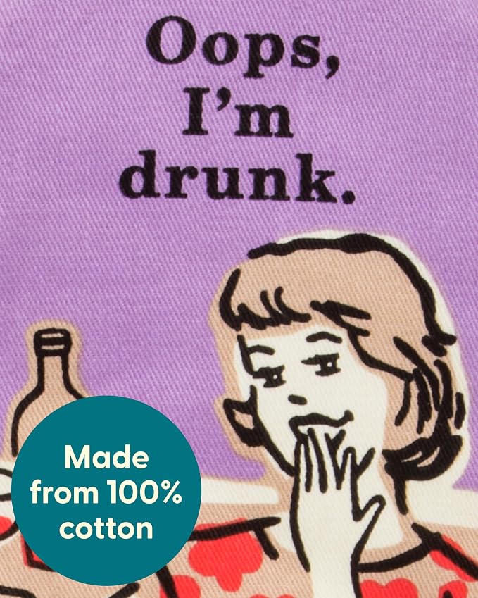 Blue Q Oven Mitts - Cute Kitchen Accessories & Kitchen Gifts - I'm Drunk | Cute Oven Mitts with unique artwork, Super-Insulatted Quilting, Easy care maintenance, Kitchen gifts for women and home cooks