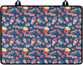 American Flag Elk Kitchen Stove Cover for Electric Stove Heat-Resistant Induction Stove Top Protector with Hanging Loop Countertop Mat 29.18 x 20.96 inches 4th of July Decor