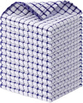 Kitinjoy Cotton 12 Pack Terry Kitchen Dish Cloths, Blue | 12 x 12 Inches Super Soft and Absorbent Dish Rags, Quick Drying Dish towels for Washing Dishes