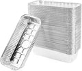 Uniflasy 60 Pack Disposable Grill Drip Pans, Weber 6417 6498 Foil Liners | For Genesis II 400/600, Summit 400/600 & SmokeFire EX4/EX6/EPX6; 11 x 5 trays catch drips, stack neatly for storage after BBQ