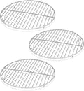 Herogo Steamer Cooling Racks, 3 Pack 9.1 inch Round Cooking Racks | Stainless Steel, Silver, Oven & Dishwasher Safe , Fits Air Fryer Pressure Cooker, Canning Baking Cookware Rack