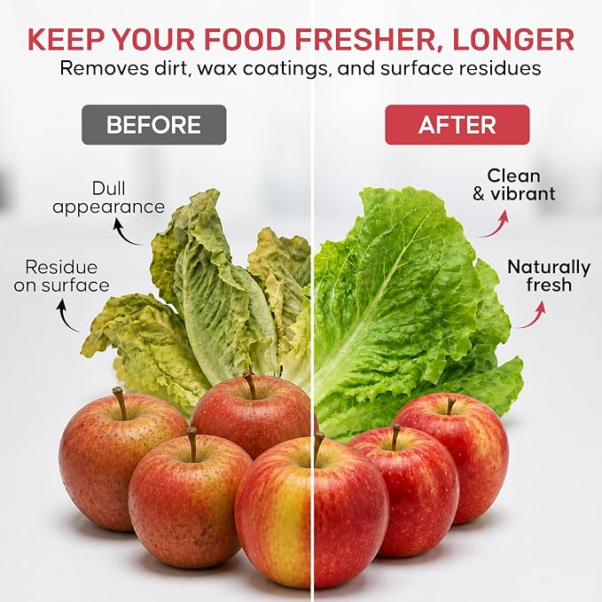 Fruit and Vegetable Washing Machine – Automatic Produce Cleaner and Fruit and Veggie Purifier
