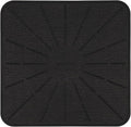 Induction Cooktop Mat - Silicone Fiberglass Scratch Protector - for Magnetic Stove - Non slip Pads to Prevent Pots from Sliding during Cooking - Square (9inches) Black