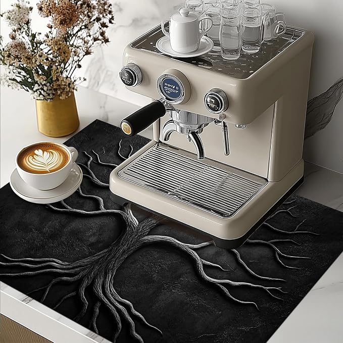 HOMETITUTE Stove Top Cover 28x20 Tree of Life Design Heat Resistant Mat
