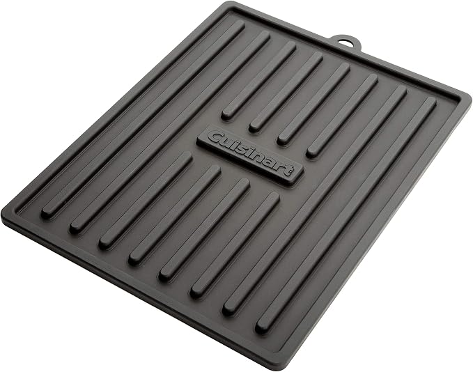 Cuisinart CTM-820 Silicone Grill Tool Mat, 11" x 14", Black