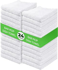 Towels N More 24-Pk 16x19 30 Oz. Absorbent Cotton Kitchen Bar Mop Towels | Reusable Kitchen Cleaning Towels for Chef, Cook, Home, Restaurant & Bar. Highly Absorbent, Multi-Purpose Cotton Towels
