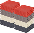 Homaxy 100% Cotton Waffle Weave Kitchen Dish Cloths 24-Pack, Multicolor | 12 x 12 Inches, Ultra Soft Absorbent Dish Towels, Quick Drying Dish Rags with Hanging Loop