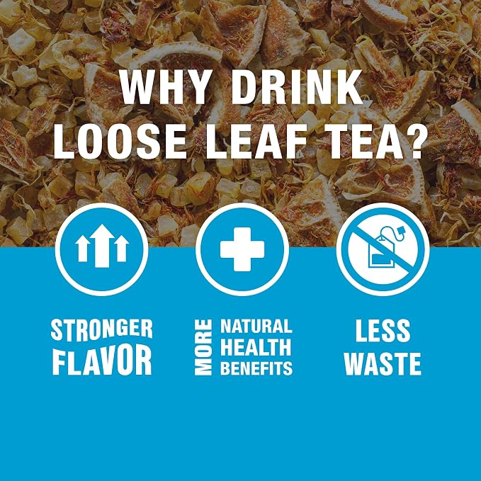 Tiesta Tea Loose Leaf Filters for Brewing, Disposable Infuser for Hot & Iced Drinks, Easy-Fill Steeper, Unbleached Paper, Single-Cup Infuser for Loose Leaves, 100 Empty Bags (Pack of 2)