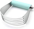 Spring Chef Large Dough Blender For Baking - Durable Pastry Blender - Mint | Heavy Duty Dough Mixer Hand Tool w/ Stainless Steel Blades, Professional Pastry Cutter Tool for Easy Mixing, Dishwasher Safe