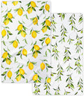 Eulnars Kitchen Towels, Premium Dish Towels for Kitchen Drying, 18" x 30" Microfiber Kitchen Towel Set, Quick Dry Tea Towels, Watercolor Lemon Series, 2-Pack