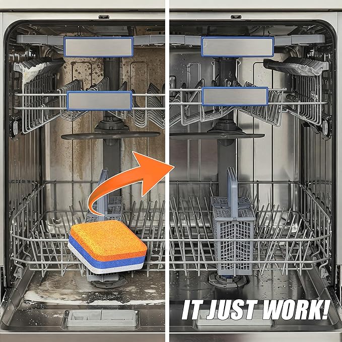 Washing Machine Cleaner for Pet Owners & Dishwasher Cleaner, 2 x 28 Pack | Deodorizer, Descaler Tablets, 1 Plus Year Supply, Septic Tank Safe, Eco-Friendly Formula, All Machine Types, Hard Water Areas