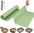 GTJ Silicone Baking Mat Roll, Reusable Baking Sheet Liners, 16 in x 10 ft | Free Cut to Size, Food-Grade, Non-Stick, Non-Slip, For Dough, Pastry, Air Fryer, Freeze Dryer, Oven Pan, Kitchen Counter