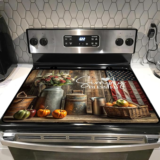 Stove Top Covers for Electric Stove, Glass Stove top Cover 28"x 20"