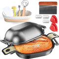 7.5QT Dutch Oven for Sourdough Bread Baking, Cast Iron Bread Pan with Lid | Advanced Multi-Functional Dutch Oven With Banneton Bread Proofing Basket & Baking Supplies, Cast Iron Bread Pan With Lid