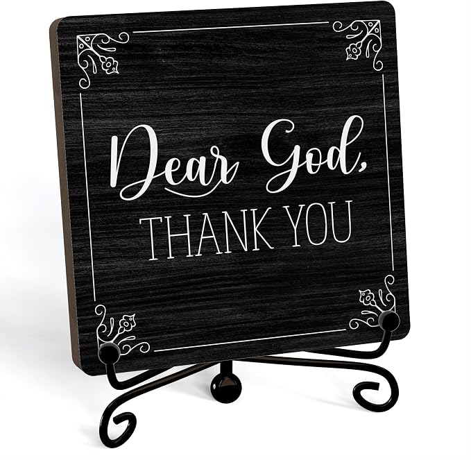 Home Decor, Farmhouse Shelf Decor For Living Room, Boho Aesthetic Table Decorations, Christian Gifts For Women Men, Entryway Tv Stand Fireplace Mantle Coffee Table Decoration (god-16)