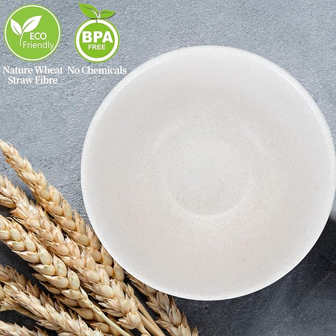 Unbreakable Cereal Bowls 30 OZ Ramen Bowl Microwave and Dishwasher Safe BPA-Free Eco-Friendly Deep Soup Bowl for Cereal, Salad, Soup, Rice（NOT CERAMIC） [Set of 8]
