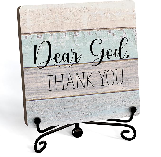 Home Decor, Farmhouse Shelf Decor For Living Room, Boho Aesthetic Table Decorations, Christian Gifts For Women Men, Entryway Tv Stand Fireplace Mantle Coffee Table Decoration (god-22)